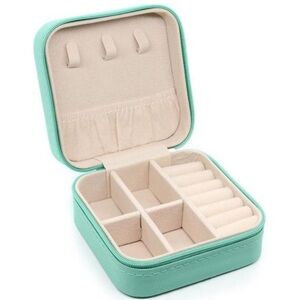 Small Jewelry Box, Travel Ring, Earring, Necklace, Bracelet Organizer New